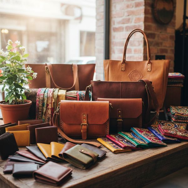 Indian Leather Bags, Wallets, and Clutches