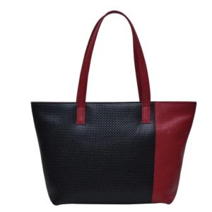 Leather handbags in Germany displayed in a modern boutique lifestyle setting